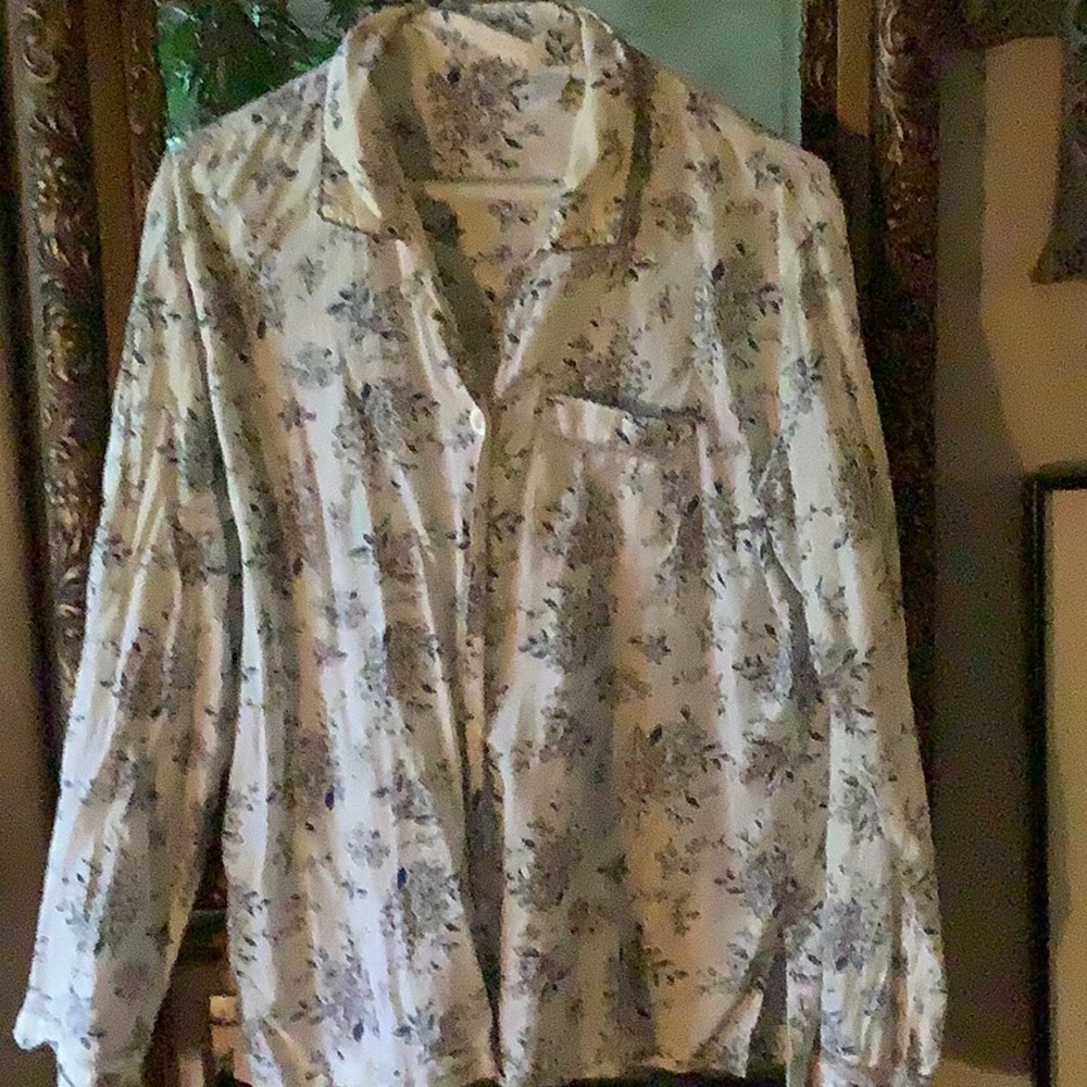 Cute pj look blouse
